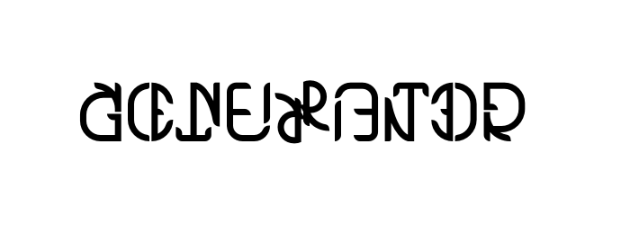 Online ambigram generator - Ambigram Art