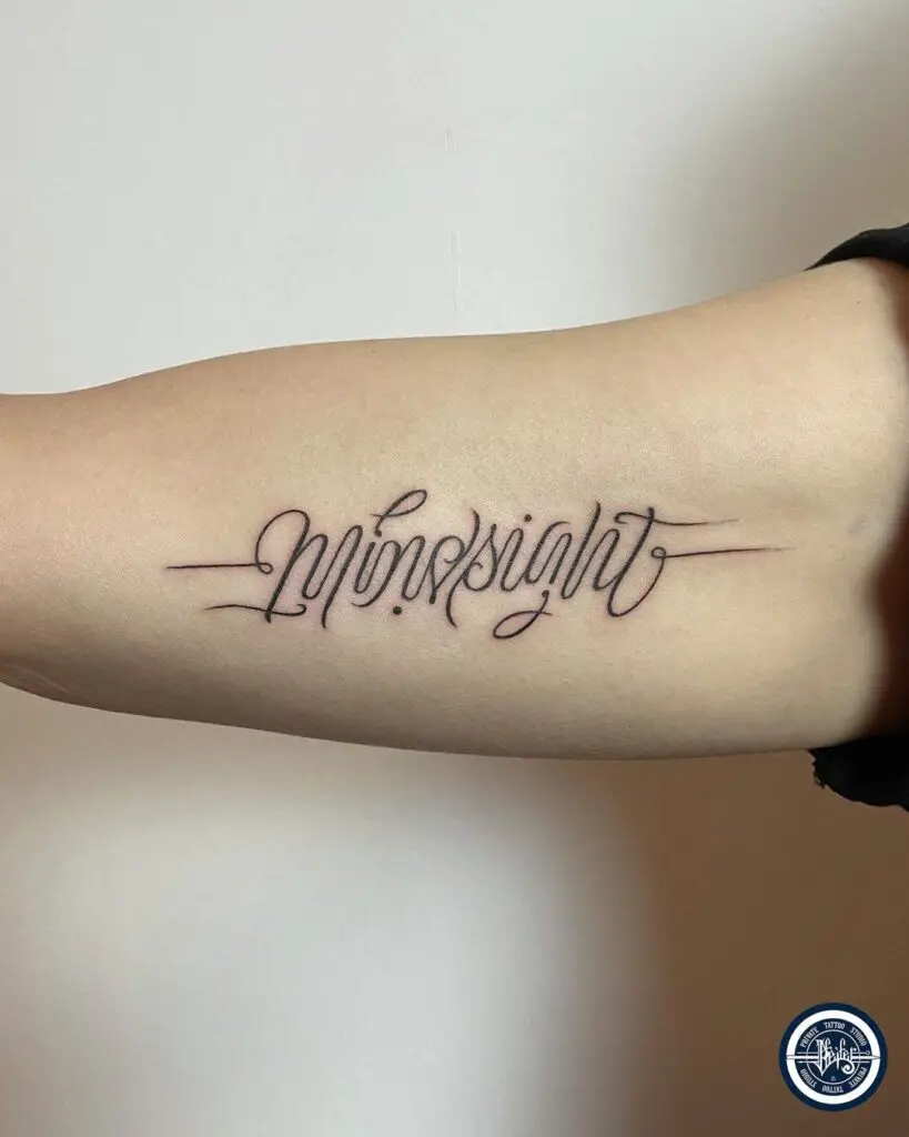 39 MindBlowing Ambigram Tattoo Designs  Psycho Tats